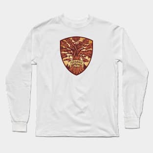 Abstract Tree at Redwood National Park Long Sleeve T-Shirt